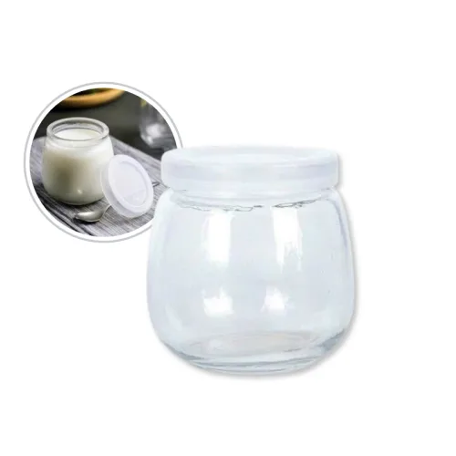 Combo 5 Lọ Thủy Tinh Đựng Sữa Chua - Hủ Sữa Chua Béo Ú 200ml