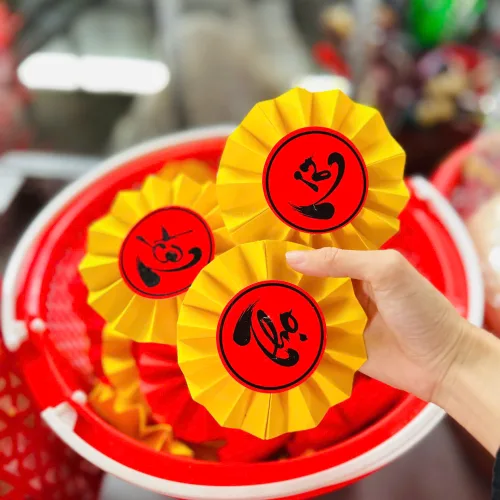 combo 5 Quạt xếp sẵn nhiều chữ