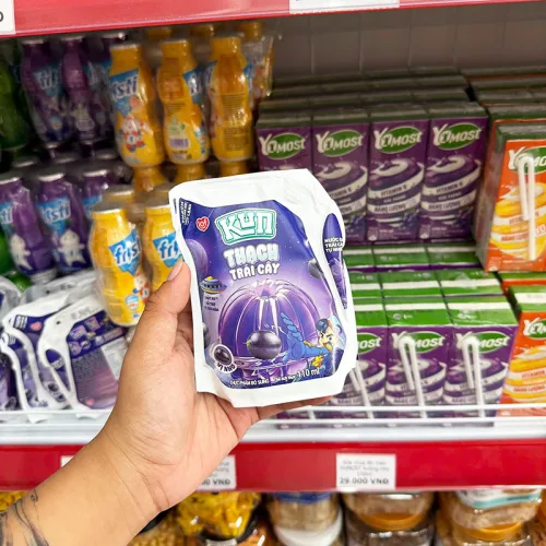 Combo 5 Túi Thạch Trái Cây KUN Vị Nho 110ml