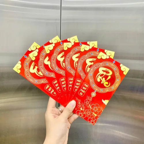 Combo 50 Bao Lì Xì Tết Ất Tỵ 2025
