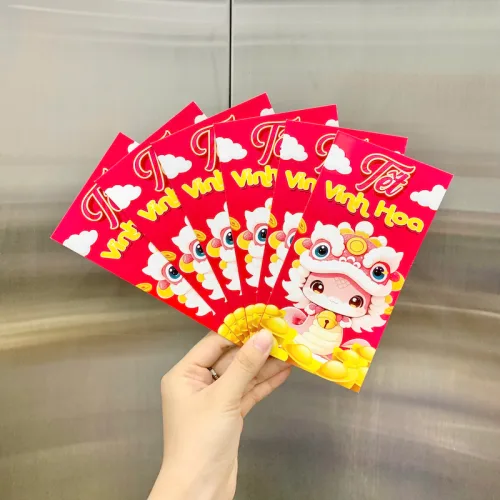 Combo 50 Bao Lì Xì Tết Ất Tỵ 2025