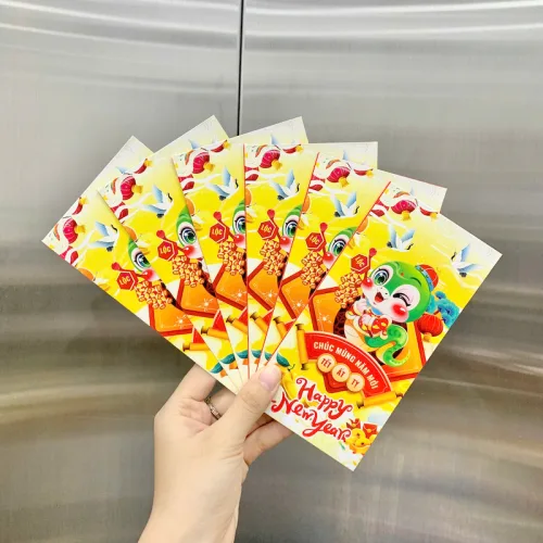 Combo 50 Bao Lì Xì Tết Ất Tỵ 2025