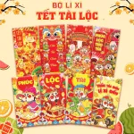 Combo 50 Bao Lì Xì Tết Ất Tỵ 2025