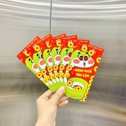 Combo 50 Bao Lì Xì Tết Ất Tỵ 2025