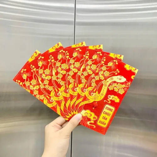 Combo 50 Bao Lì Xì Tết Ất Tỵ 2025