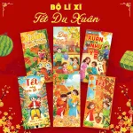 Combo 50 Bao Lì Xì Tết Ất Tỵ 2025