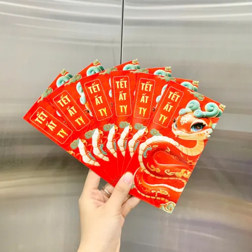 Combo 50 Bao Lì Xì Tết Ất Tỵ 2025