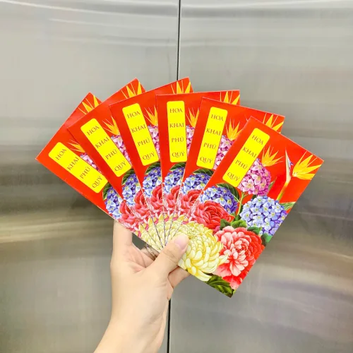 Combo 50 Bao Lì Xì Tết Ất Tỵ 2025