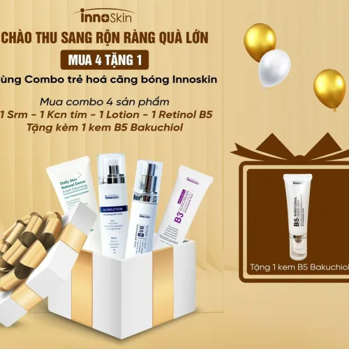 Combo chăm sóc da căng bóng trẻ hoá tái tạo làn da