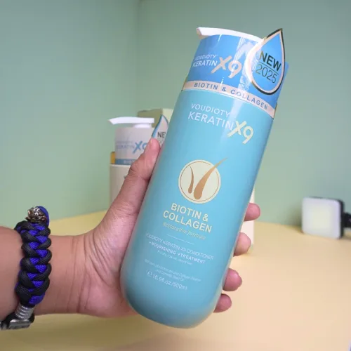 Combo Dầu Gội Xả Biotin Collagen Voudioty Keratin x9 - Phiên Bản Mới 2025