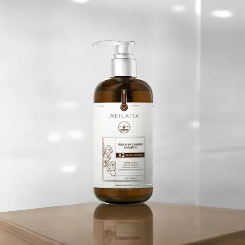 Combo Dầu Gội Xả Gừng Weilaiya Màu Nâu Zingiber X2 Ginger Essence Giúp Làm Sạch Gàu