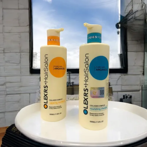 Combo Dầu Gội Xả Olexrs Hair Salon Argan Oil 500ml