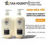 Combo Dầu Gội Xả Voudioty Biotin & Collagen 2024 Màu Trắng 500ml