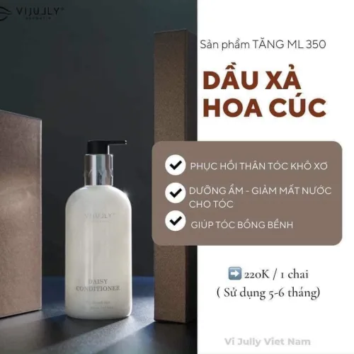 Combo Dầu Gội Xả Xịt Bưởi Vijully Phiên Bản Mới