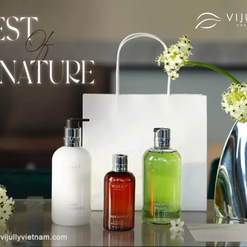 Combo Dầu Gội Xả Xịt Bưởi Vijully Phiên Bản Mới