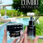 Combo Dưỡng Da Face Cá Hồi DNA Pro V2 Lớn + Serum Bakuchiol Ampoule V2 Lớn Meea Orgin