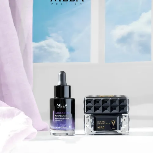Combo Dưỡng Da Face Cá Hồi DNA Pro V2 Lớn + Serum Bakuchiol Ampoule V2 Lớn Meea Orgin