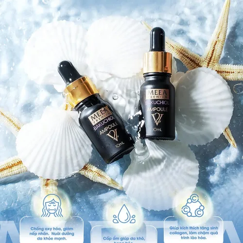 Combo Dưỡng Da Face Cá Hồi DNA Pro V2 Mini + Serum Bakuchiol Amploule V2 Mini Meea Origin