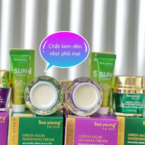 Combo Face lục Tảo tăng hạng nhang sắc xóa sổ tự ti