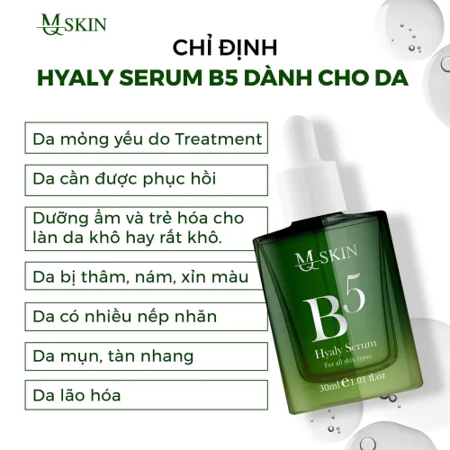 Combo Kem Face Serum Phục Hồi Da B5 MQ Skin