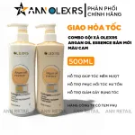 Combo Gội Xả Olexrs Argan Oil Essence Màu Cam 500ml - Phiên Bản Mới 2024