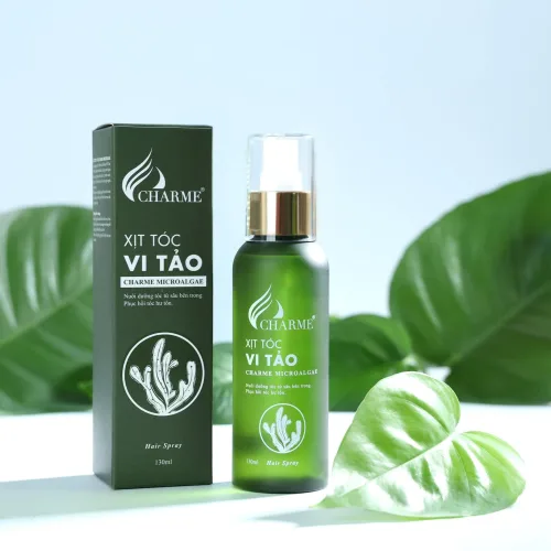 Combo Gội Xả Vi Tảo Charme Tặng Xịt Tóc