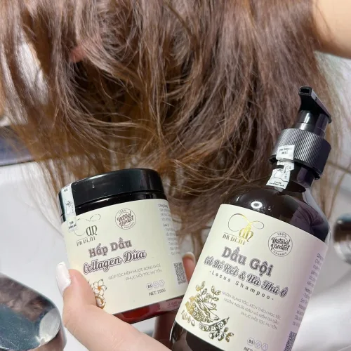 Combo Gội Xả Xịt Bồ Kết Bưởi Dừa Dr Di Hi