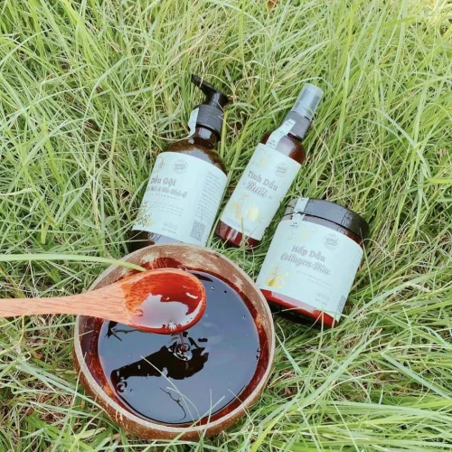 Combo Gội Xả Xịt Bồ Kết Bưởi Dừa Dr Di Hi
