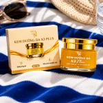 Combo Kem Dưỡng Da X3 Đông Anh - Kem Chống Nắng Sun Cream TN Đông Anh 30g + Serum Cấp Ẩm HA Collagen TN Đông Anh 15ml + Kem Face Nén Collagen X3 Plus Đông Anh 15g Phiên Bản Mới