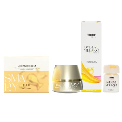 Combo Kem Face Melasma Luxury và Serum Bye Bye Melano Jiuhe Thanh Tô Cosmetics
