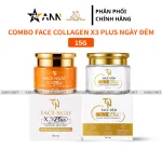 Combo 2 Hộp Kem Face Ngày Đêm Collagen X3 TN Đông Trùng Hạ Thảo Mỹ Phẩm Đông Anh 15g - Phiên Bản Mới