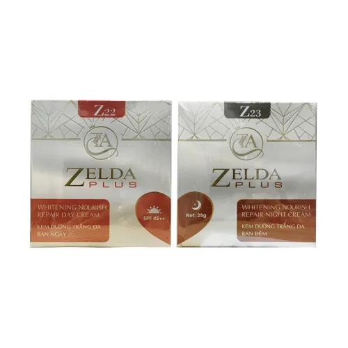Combo Kem Face Zelda Plus Dưỡng Trắng Da Ngày Đêm