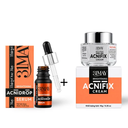 Combo Kem Mụn 31may Acnifix 10g & Serum Mụn 31may Acnidrop 10ml - Mỹ Phẩm Thirty One May