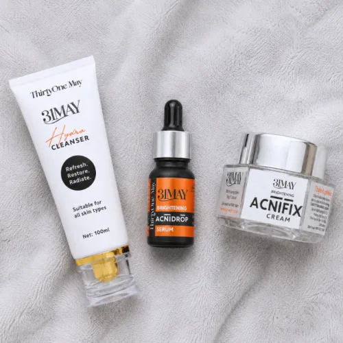 Combo Kem Mụn 31may Acnifix 10g & Serum Mụn 31may Acnidrop 10ml & Sữa Rửa Mặt 31may Hydra Cleanser 100ml - Mỹ Phẩm Thirty One May