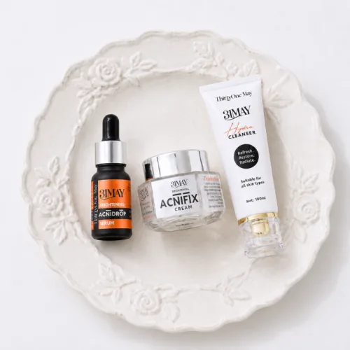 Combo Kem Mụn 31may Acnifix 10g & Serum Mụn 31may Acnidrop 10ml & Sữa Rửa Mặt 31may Hydra Cleanser 100ml - Mỹ Phẩm Thirty One May