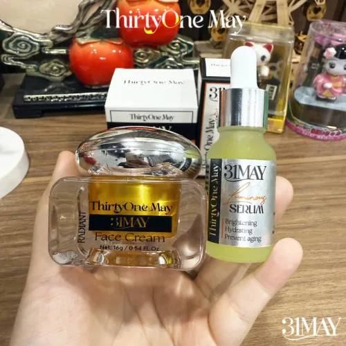 Combo Kem Nám 31may 16g & Serum Cang Bóng 31may Acnidrop 10ml & Sữa Rửa Mặt 31may Hydra Cleanser 100ml - Mỹ Phẩm Thirty One May