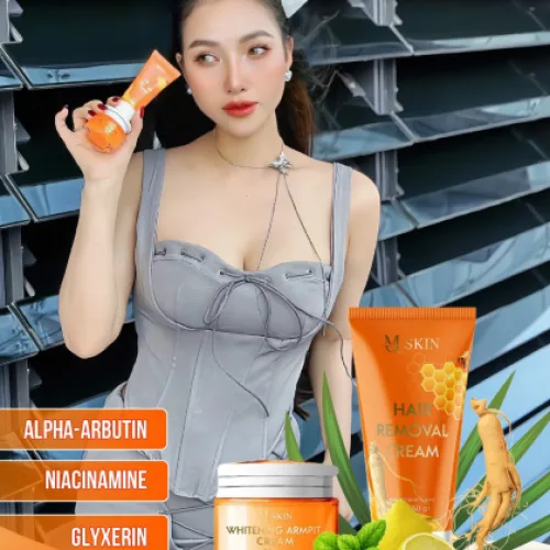 Combo Kem Tẩy Lông Và Kem Khử Thâm Khử Mùi Chanh Sâm Mật Mq Skin Đoàn Thanh Tuyền
