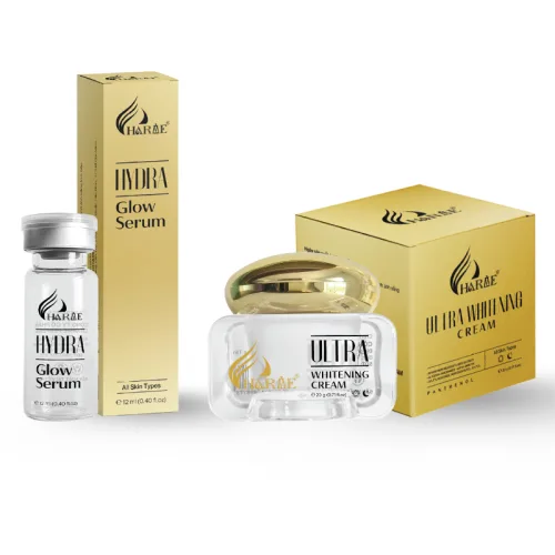 Combo Kem Face Charme Ultra Whitening 20g Và Serum Hydra Glow Charme 12ml Chính Hãng