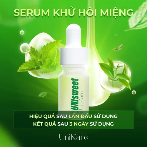 Combo Serum Trắng Răng Unismile+Serum Hôi Miệng Unisweet 10ml (giá combo đã giảm không tặng)