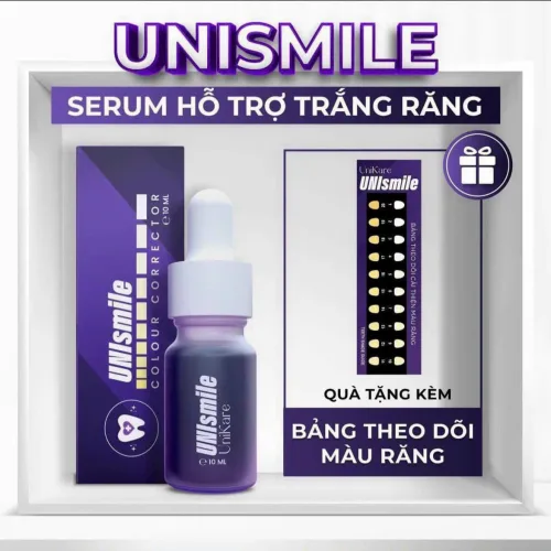 Combo Serum Trắng Răng Unismile+Serum Hôi Miệng Unisweet 10ml (giá combo đã giảm không tặng)