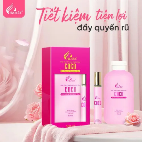 Vì sao Sữa tắm Charme Coco hợp người thích bộ đôi tiện gọn?