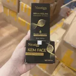 Combo Tái Sinh Nicolas - Serum Peeling 30ml & Kem Face Men Tảo Xanh Collagen 5g Chính Hãng