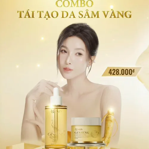 Combo Tái Tạo Sâm Vàng MQ Skin