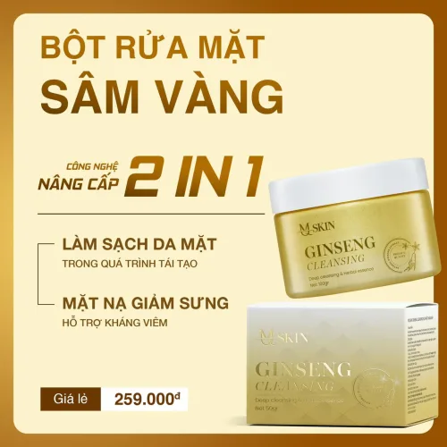 Combo Tái Tạo Sâm Vàng MQ Skin