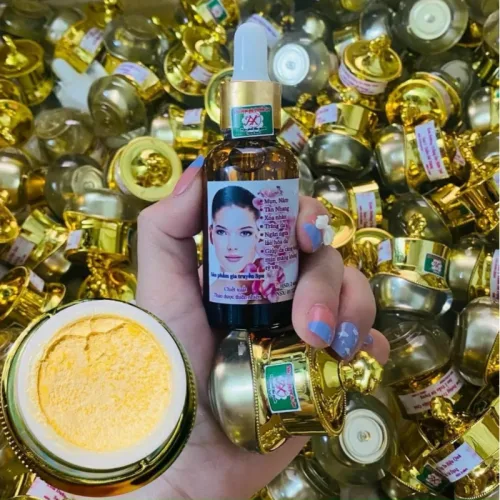Combo Thảo Dược Gia Truyền Spa Kem Face 10g & Serum 15ml Hỗ Trợ Da Thâm Nám Tàn Nhang Phiên Bản Mới