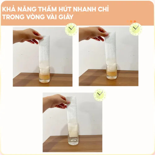 Cuộn Khăn Lau Đa Năng Top Gia 100 Tờ Siêu Da Tái Sử Dụng
