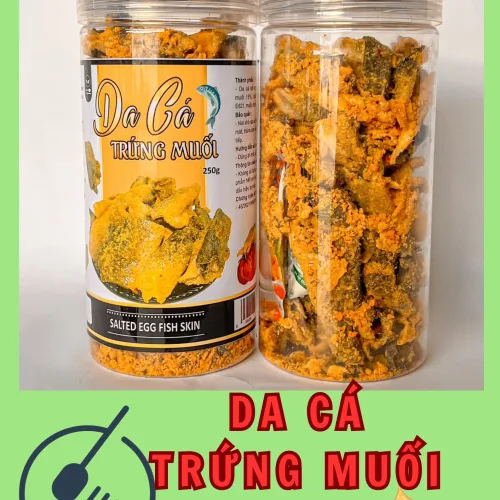 Da Cá Trứng Muối Chuẩn Vị 250g hộp