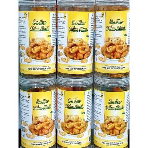 Da Heo Mắm Hành Thơm Ngon Đậm Vị 160g Hộp