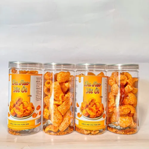 Da Heo Tỏi Ớt Thơm Ngon Giòn Rụm 160g Hộp
