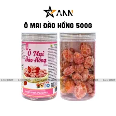 Ô Mai Đào Hồng Thơm Ngon 500g Hộp Pet